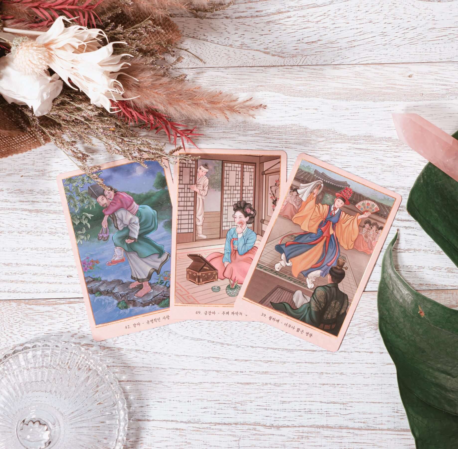 Traditional Korean Gisaeng Oracle Tarot Cards Sub Image