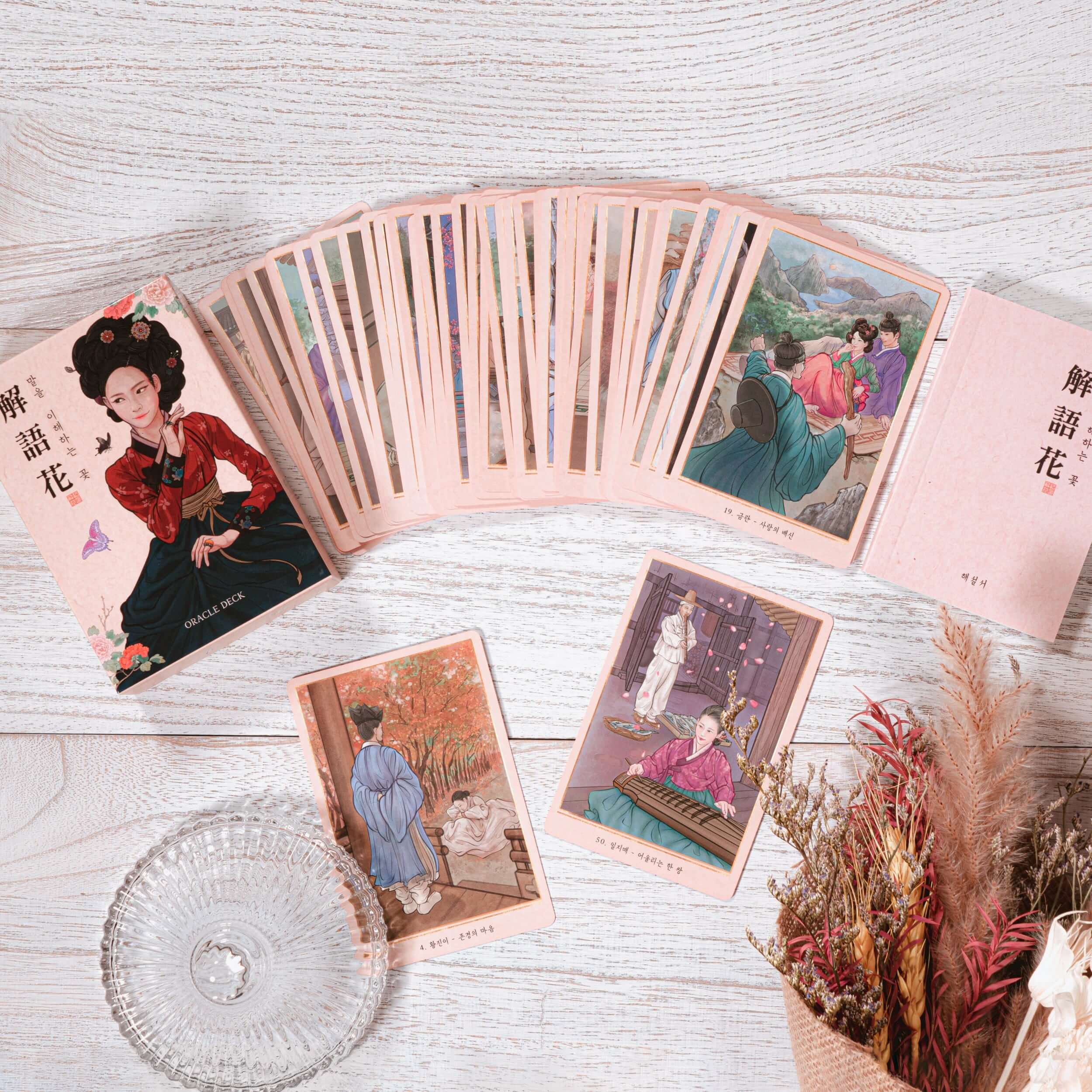 Traditional Korean Gisaeng Oracle Tarot Cards Sub Image