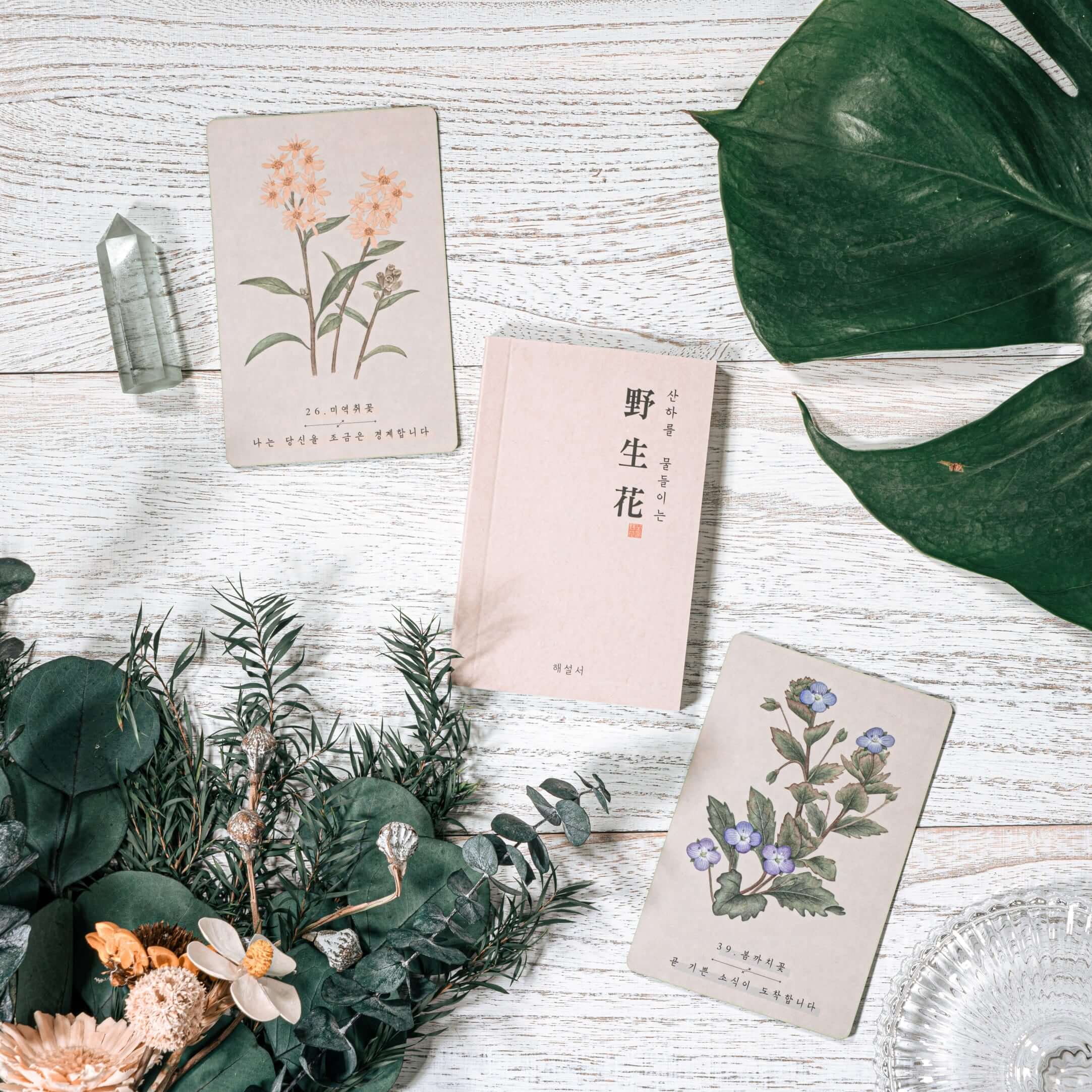Korean Wildflower Advice Oracle Tarot Cards Sub Image