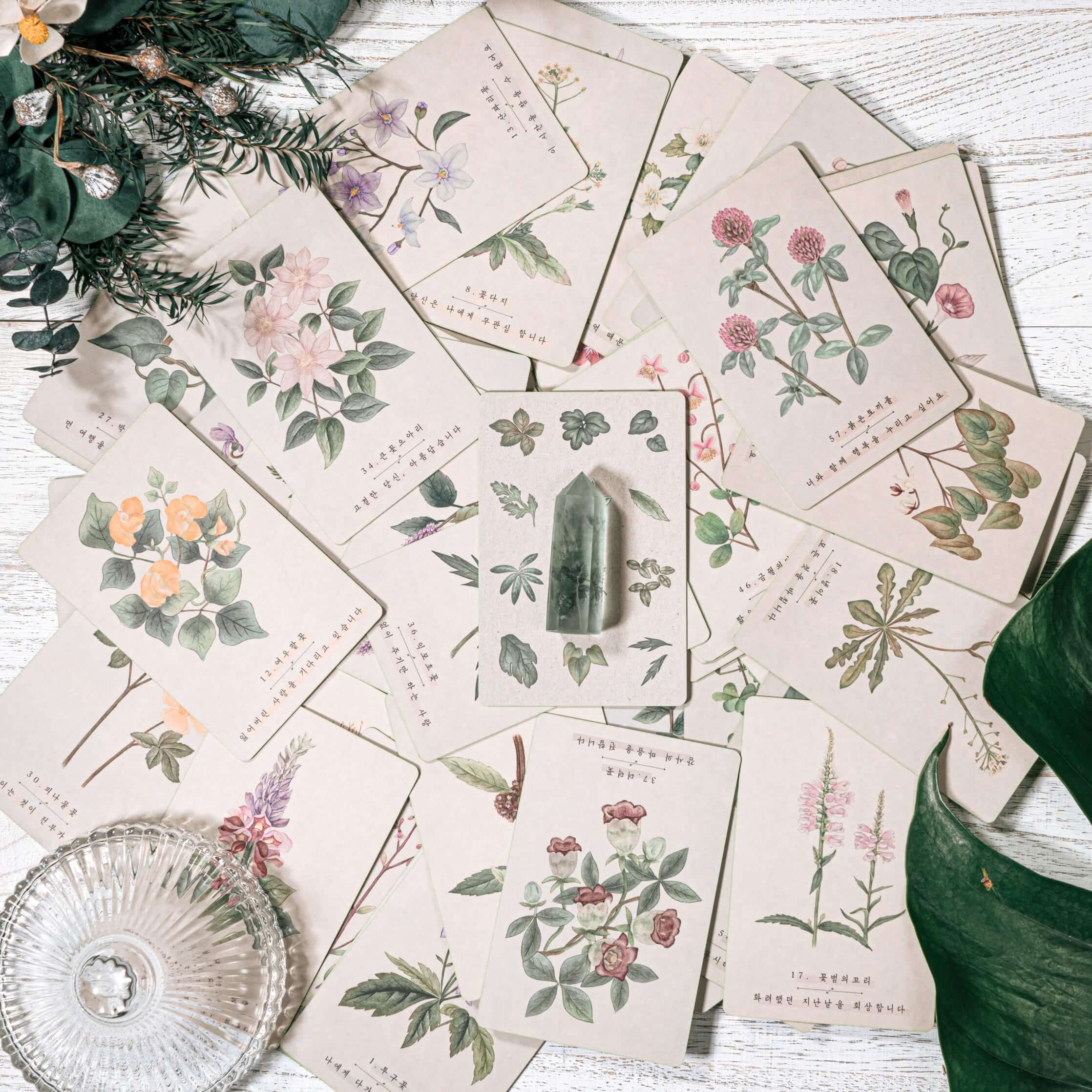Korean Wildflower Advice Oracle Tarot Cards Sub Image