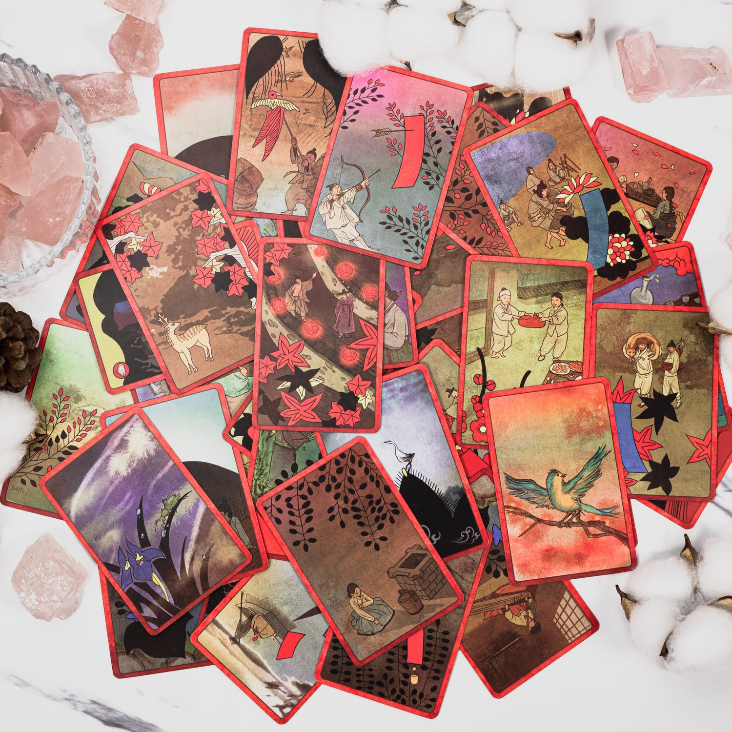 Four Seasons Hwatu Oracle Cards Sub Image