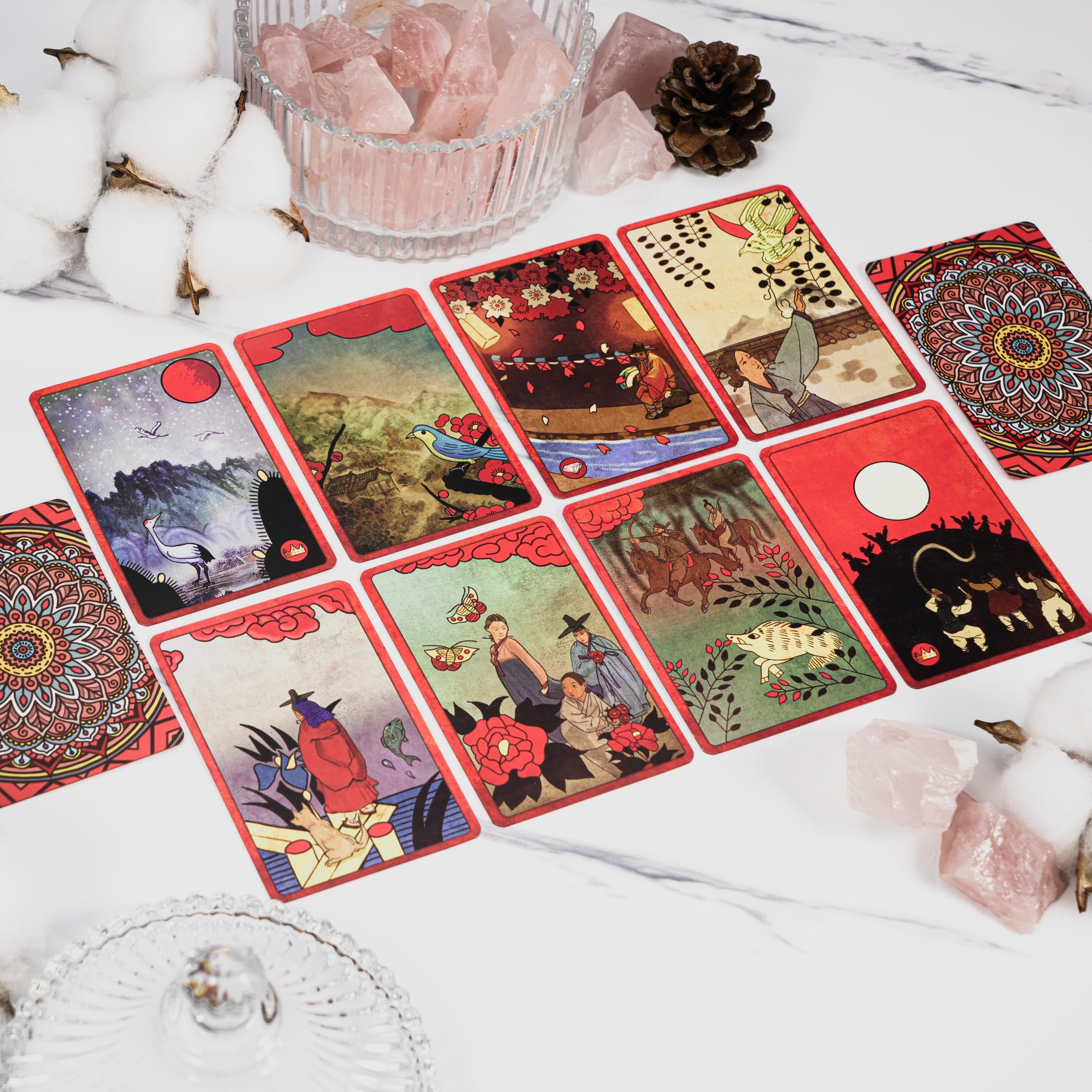 Four Seasons Hwatu Oracle Cards Sub Image